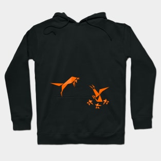 jumping red fox Hoodie